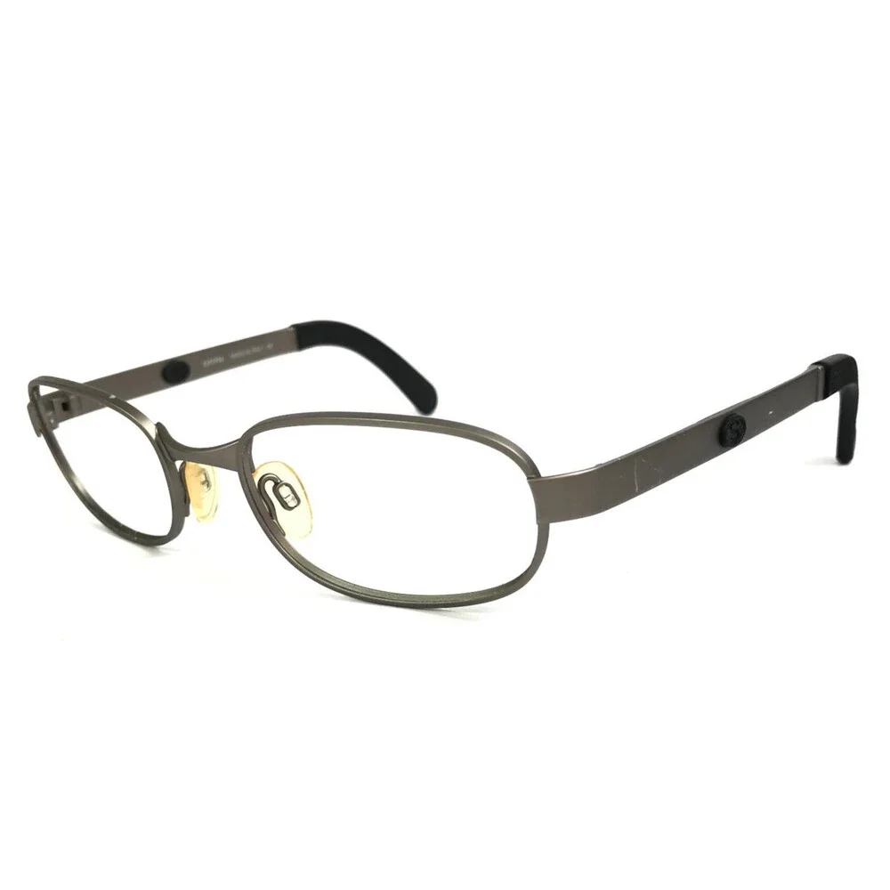 Superga Eyeglasses Frames SU 040 Col. B31 Gunmetal Oval Full Rim 51-20-130
